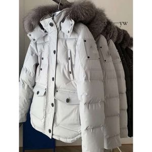 Mooses Knuckles Jacket Canadá Abrigos de plumón para hombre Piel auténtica alta Estilo de mujer canadiense Piel blanca y negra Chaqueta de alce con plumón de pato blanco Venta caliente de invierno 1514