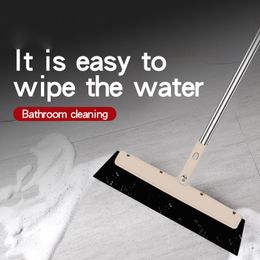 Mop Vloerwisser met roestvrijstalen handgreep Waterverwijdering Huishoudelijk schoonmaakmiddel Glazenwasser Lazy Sweep T200628256B