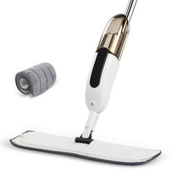 Mop Spray Vloer Handmatige Extrusie Vloermop Vervangbare Microvezel Voor Thuis Keuken Laminaat Hout Keramische Tegels Vloerreiniging LJ20294n