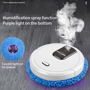 Fregonas 1500 MAh Home Wet Dry Sweeping Robot Mop Machine Mop Sweeper Electric Wireless Spin and Go Mop Cleaner Steam Sprayer 230621