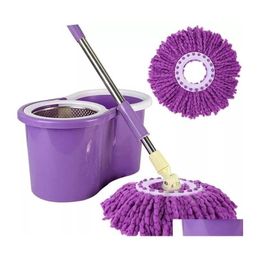 Mops 360 Roterende Kop Gemakkelijk Microfiber Spinning Vloer Voor Huishoudster Huis Schoonmaken 220930 Drop Levering Tuin Housekee Organiz Dxo Dhum5