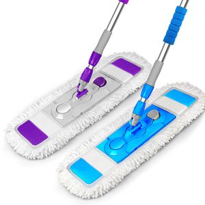 Mops 65 cm Squeeze Mop voor het reinigen van vloeren huishoudelijke hulp 360 graden magische keuken dweil voor het reinigen van ramen huishoudelijke reiniging vloeren 230412