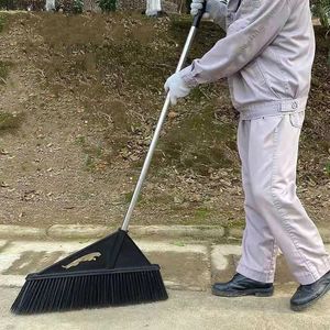 Mops Grote stofbezem Tuin Lange handknijpmop Huishoudelijk schoonmaakgereedschap Borstel Vuilnisverzamelaar voor thuis Vloergrijper Magic Picker 231216