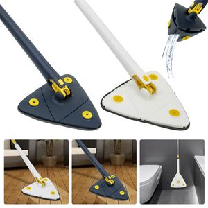 MOPS REINIGING MOP MET 360 ° Rotatie Super absorberende driehoekige dweil Vouw Automatisch extrusie Huishoudelijk Wandreinigingstool 230412