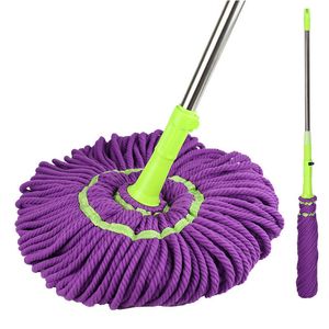 Vadrouilles Easy Self Wringing Twist Mop Microfiber Squeeze Mop Tête de vadrouille de remplacement Vadrouille sèche et humide pour le nettoyage des sols en carrelage de bois dur 230216