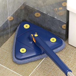 MOPS - Triangle étendable MOP 360 ° Rotation Srop Srop Floor Nettoyage Wet and Dry Momeding Plafond Windows Nettoying Tools 230327