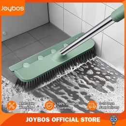 Mops JOYBOS Vloer Schrobborstel 2 In 1 Garage Badkamer Ruitenwisser Stijve Haren Raamwisser Magische Bezem Zwembad Mop Bad Tegel Cleaner Borstel 230216