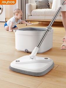 Mops Joybos HandFree Lazy Squeeze Mop Spin With Bucket Automatic Magic Floor Nano paño de microfibra SelfCleaning Square 230728