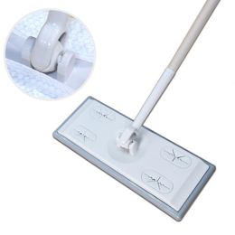 Mops Mops Home Elektrostatische stofcollector MOP Wegwerp vacuüm papieren vloer doekjes draad platte dweil reinigingsgereedschap voor huis 230327