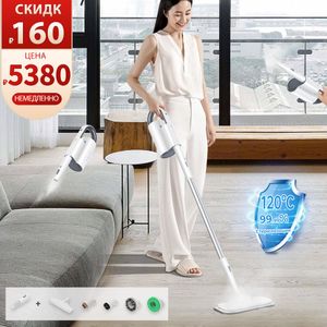 Mops SDARISB Steam Mop Cleaner 6 in 1 Handige Afneembare Handheld voor Hardhout Tegels Tapijt Multifunctionele Gereedschap 230731