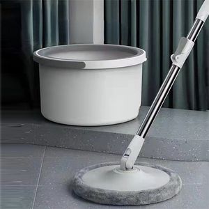 Mop Separatore mop asciutto e bagnato mop doppio uso secchio rotante strumento di pulizia automatica per disidratazione mop per pavimenti 230412