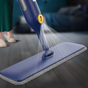 Mops spray dweil handvrije mops vloerreiniging huishouden verstelbare platte spin dweil met microfiber dweilkussen duurzame reinigingsproducten 230327