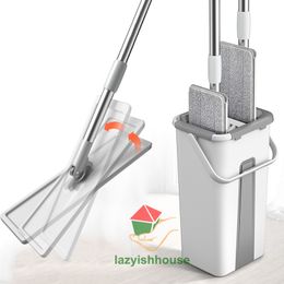 Mops Squeeze Mop met emmer vloer schone hoofde stoffer ER huishoudelijk reiniging magie squeeze wandtegels 230504