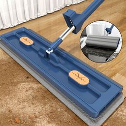 Grande vadrouille plate de Style vadrouille, toboggan autonome, sol en microfibre humide et sec pour le nettoyage des sols, outils pour la maison l230906