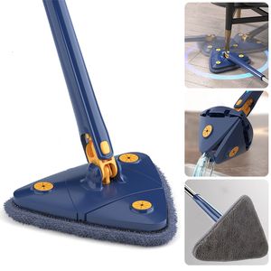 Mops Triangle Extendable Rotatable Cleaning Mop Floor Adjustable Cleaning For Cm 110 Tile Cleaning 360 Deep Tub Wall Mop 230712