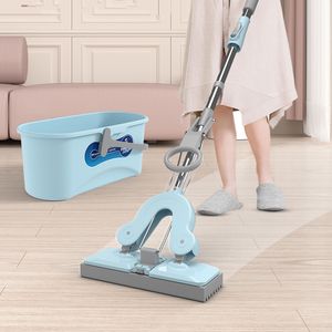 Mops Wringer MicroFiber Squeeze Mop Badkamer vervangen Spin Magic Mop Spray Fregar Drying Verwijderbare Fregona Home Garden OA50MS 230512