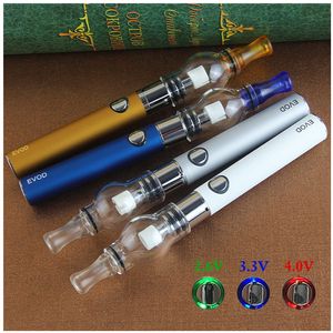 MOQ 10 stks DAB Pen Kits Evod Variabele Voltage 510 Draad Vape Voorverwarmen Batterij Dry Herb Vaporizer Glas Globe Vapes Kit Ugo Box Mods Vaper