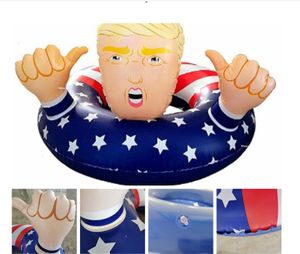 MOQ100PCS Supplies Trump Swimming Floats Pool Pool Raft Radeau Float Swim Anneau pour Adts Kids Drop Liviling Home Garden Fe