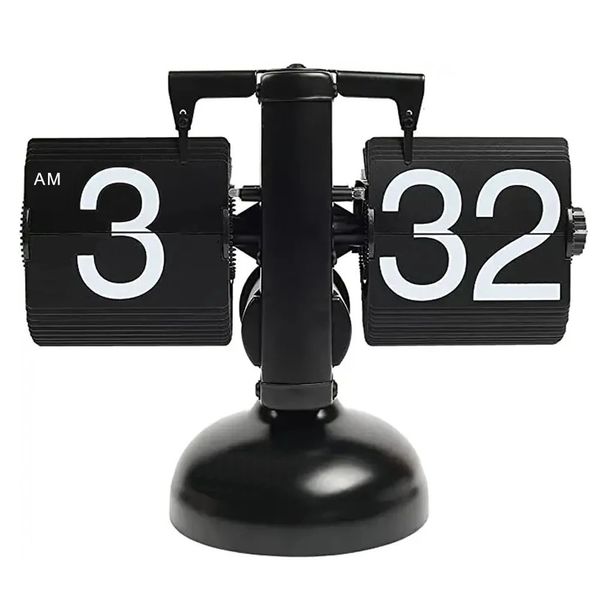 Mordern Style Flip Clock Tobing Temps Page pour la décoration de bureau à domicile avec un sens de la technologie 231221