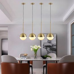 Mordische hanglampen Vintage Hoop Gold Moderne Led Hanging Lamp voor woonkamer Home Loft Industrial Decor Lamp