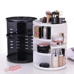 Mordoa nouveau 360 degrés rotatif maquillage organisateur boîte porte-brosse bijoux organisateur étui bijoux organisateur cosmétique boîte de rangement T20322h