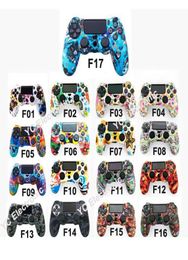 Meer kleuren omvatten camouflage siliconen behuizing antislip zachte beschermend silicium rubber deksel huidkisten voor PS4 -controller game ACC4303798