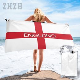 Meer ontwerp Engeland vlag Emblem Badhanddoek Snel droge microfiber absorberend zacht water ademend strand zwemmen badkamer