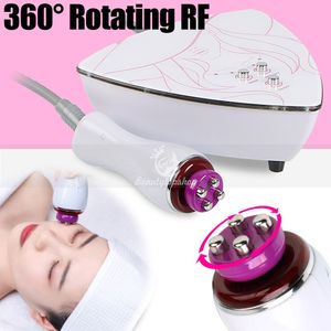 Plus efficace rotation de 360 degrés RF radiofréquence soins de la peau élimination des rides visage lifting machine de beauté