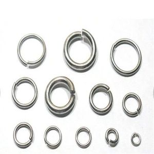 Meer keuze Maat Sterk doe-het-zelf sieraden vinden Componenten Roestvrij staal Springring splitring fit Ketting223 uur