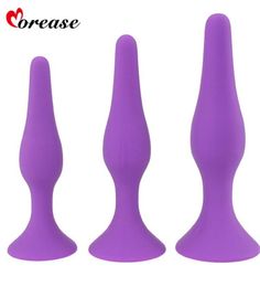 Morease 1 STKS Anale Plug Butt Plug Kralen Seksspeeltje Flirten Stimulerende Zuignap Erotisch Voor Vrouwen Mannen Beginner Prostaat Massager S95683286