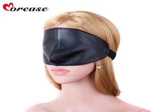 Morease Blinddoek Sexy Lederen Oogmasker Bdsm Terughoudendheid Fetish Slaaf Erotische Cosplay Bondage Volwassen Spel Seksspeeltjes