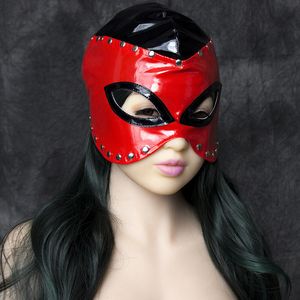 Morease cuir clouté masque pour les yeux fétiche bdsm bandeau érotique bondage jeu de rôle pour femme Couple jouets sexuels produit harnais S924