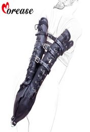 Morease Sexy En Cuir Sur L'épaule Bras Binder Esclave Fétiche Érotique Un Gant Bondage Retenue Sex Toy Femmes BDSM Adulte Jeu Kit D16395675