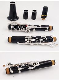 MORESKY Clarinete Clarinete de madera de ébano Tubo 18 teclas Clarinete bB Granadilla Clarinete bb de madera maciza LUNA