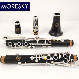 MORESKY Oehler System Clarinette G Tune Clarinette en ébène Clés plaquées argent M202