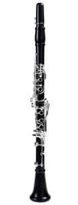 MORESKY – clarinette professionnelle en ébène, ton Bb, 17/18 touches, Grenadilla plaqué argent, bois massif, Sib Klarnet M9