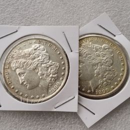 Morgan 1899 Two Face Coin interessante magische munten Geschenken woonaccessoires Zilveren munten315I
