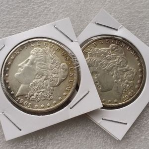 Morgan 1901 – pièce de monnaie à deux visages, pièces magiques intéressantes, cadeaux, accessoires pour la maison, pièces en argent 254S