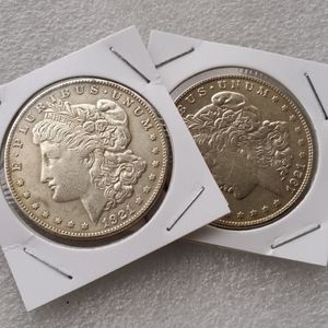 Morgan 1921 – pièce de monnaie à deux visages, pièces magiques intéressantes, cadeaux, accessoires pour la maison, pièces en argent 341a