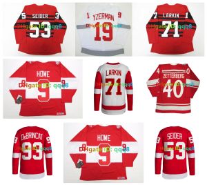 Moritz Seider Dylan Larkin Detroit Hockey Jersey CCM Throwback Red Wings Bob Probert Steve Yzerman Sergei Fedorov Andrew Copp Alex DeBrincat