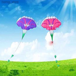 Envío gratis Morning Glory Kite Soft Flying Toy Cerf Volant Adulde Kites para niños Surf Vlieger Weifang Kite al por mayor Y240416