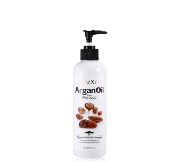 Maroc shampooing à l'huile d'argan naturel Jojoba avocat cheveux brillance nourrir réparation humidité revitalisant pour hommes femmes navire 400ML37109388289985