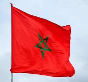 Marruecos Flag Nation 3ft x 5 pies Panner Flying150 90cm Bandera personalizada en todo el mundo en todo el mundo al aire libre4437117