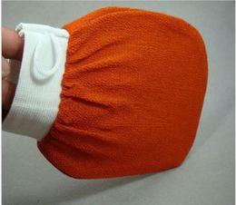 Marokko Hammam Scrub Mitt Magic Peeling Glove Exfoliatie Tan Removal Mittnormal Groads Feeling Orange 5012083