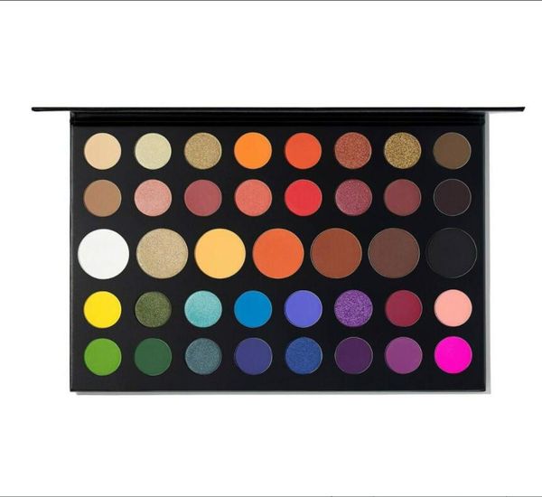 Morph x JamesCharles Artistry Palette 39 Ombres à paupières et pigments pressés Nuances follement colorées et profondément pigmentées - Métallisé mat et chatoyant