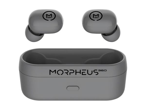 Morpheus 360 Spire True Écouteurs sans fil avec microphone Gris foncé