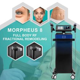 Morpheus 8 – appareil de massage fractionné pour le visage et le cou, Microneedling RF, raffermissement de la peau, traitement de l'acné, cristallite RF