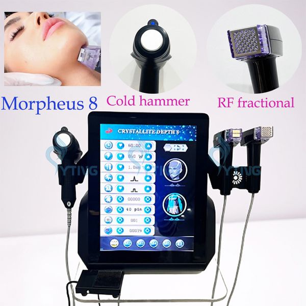 Morpheus 8 Machine Microneedling RF marteau froid fractionné élimination des rides des yeux Lifting du cou traitement de l'acné élimination des vergetures