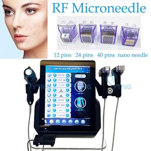 Morpheus 8 Machine Microneedling avec élimination des cicatrices d'acné par radiofréquence Lifting du visage Machine à micro-aiguilles fractionnée RF avec marteau froid