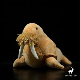 MORSE ANIME MIGNE PLUSHIE WALRUS PLUSH TOYS ANIMAUX SIMULATIONS SIMULATION DOUPLES POUPES KAWAI Cadeaux pour enfants 240325